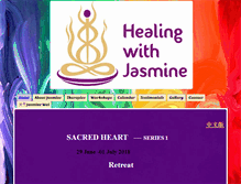 Tablet Screenshot of healingwithjasmine.com